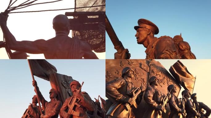 【4K视频】南昌起义建军雕塑广场