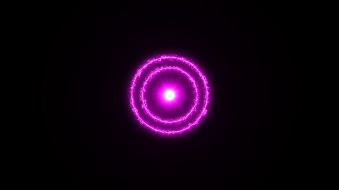 4K粉紫色光点电流雷达扩散通道视频