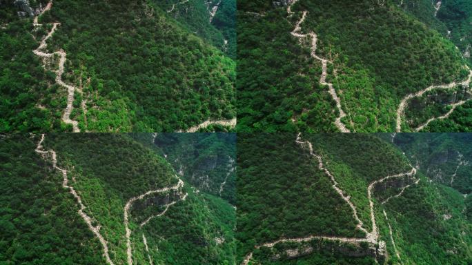 航拍山西黄河大梯子崖07