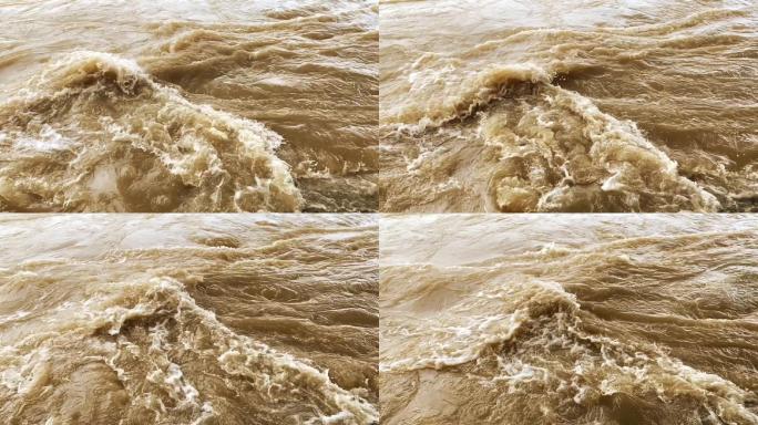 乐山大渡河涨水11慢镜头（1080P）