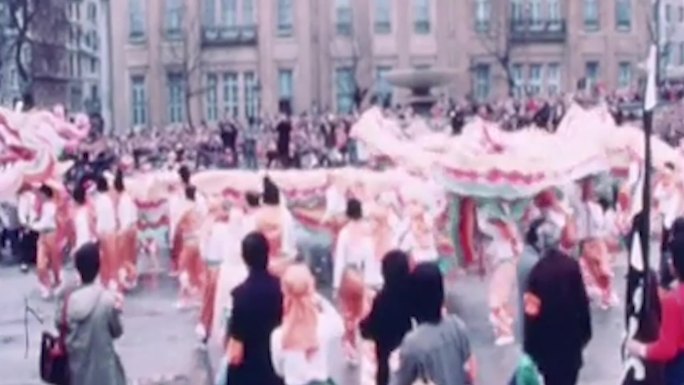 70年代伦敦唐人街庆祝春节