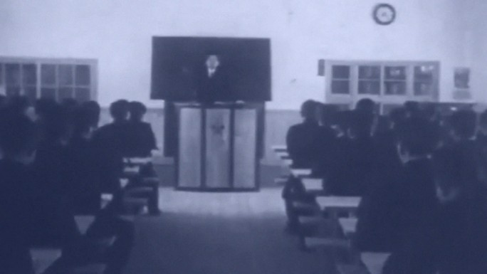 40年代中学中专技校职业高中技能学校课堂