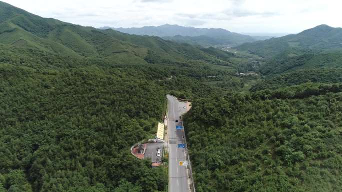 4K航拍辽阳省道公路