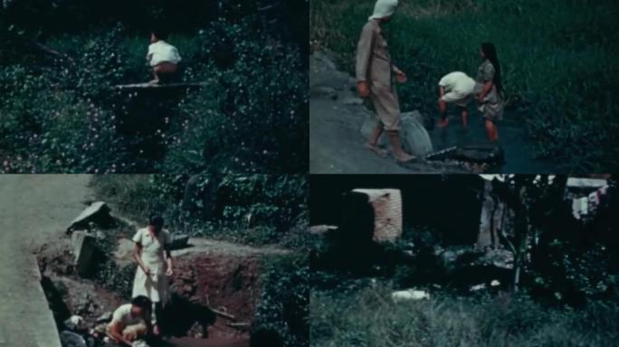 60年代农村个人卫生血吸虫病刷马桶