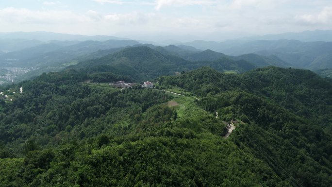 壮美山河祖国河山风景延时航拍秦岭云海