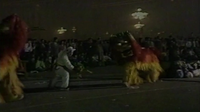 80年代北京春节联欢活动