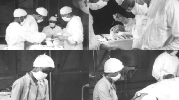 70年代援非医疗队手术室无影灯救死扶伤