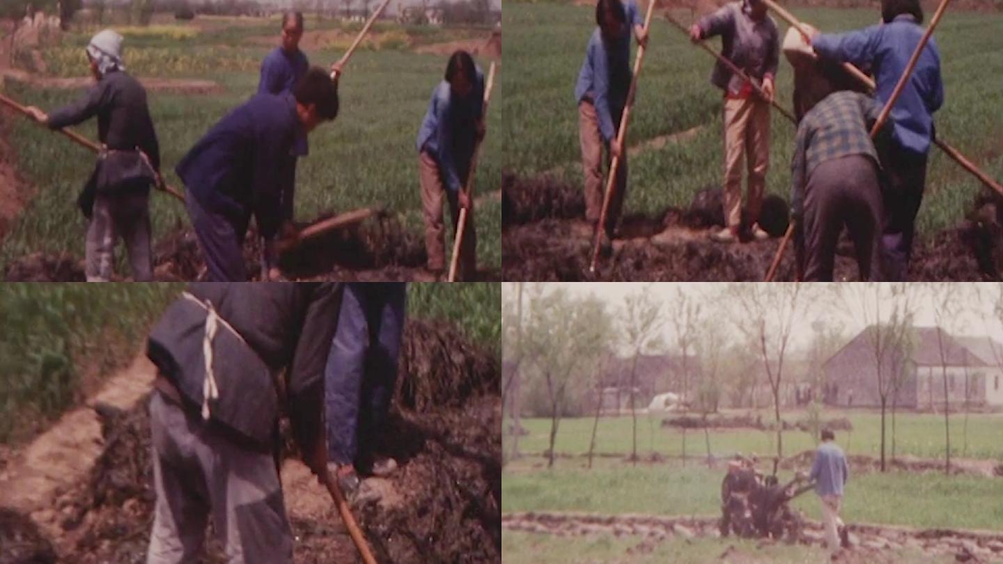 70年代农村农民耕作