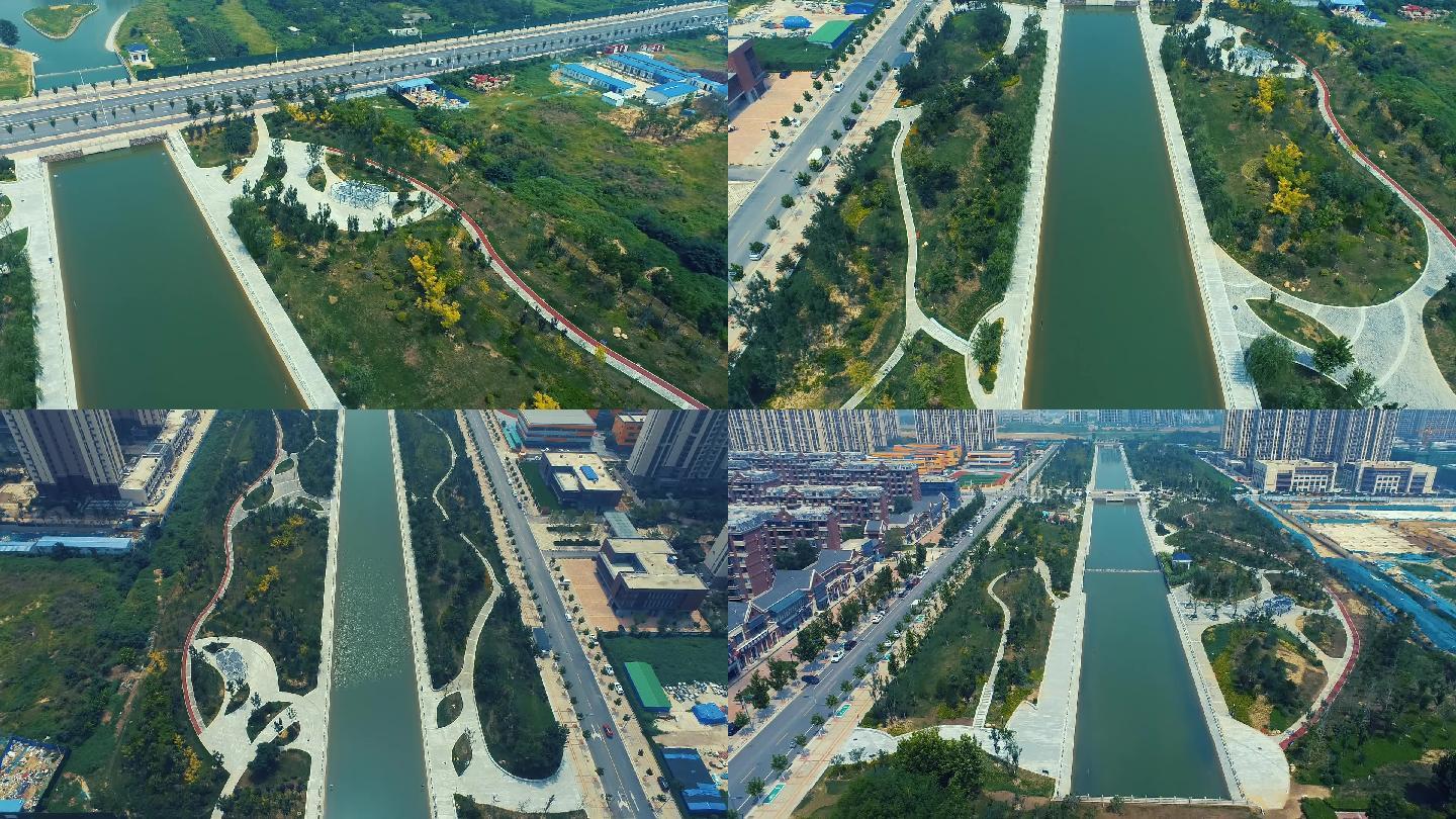 郑州高新区须水河景观绿化