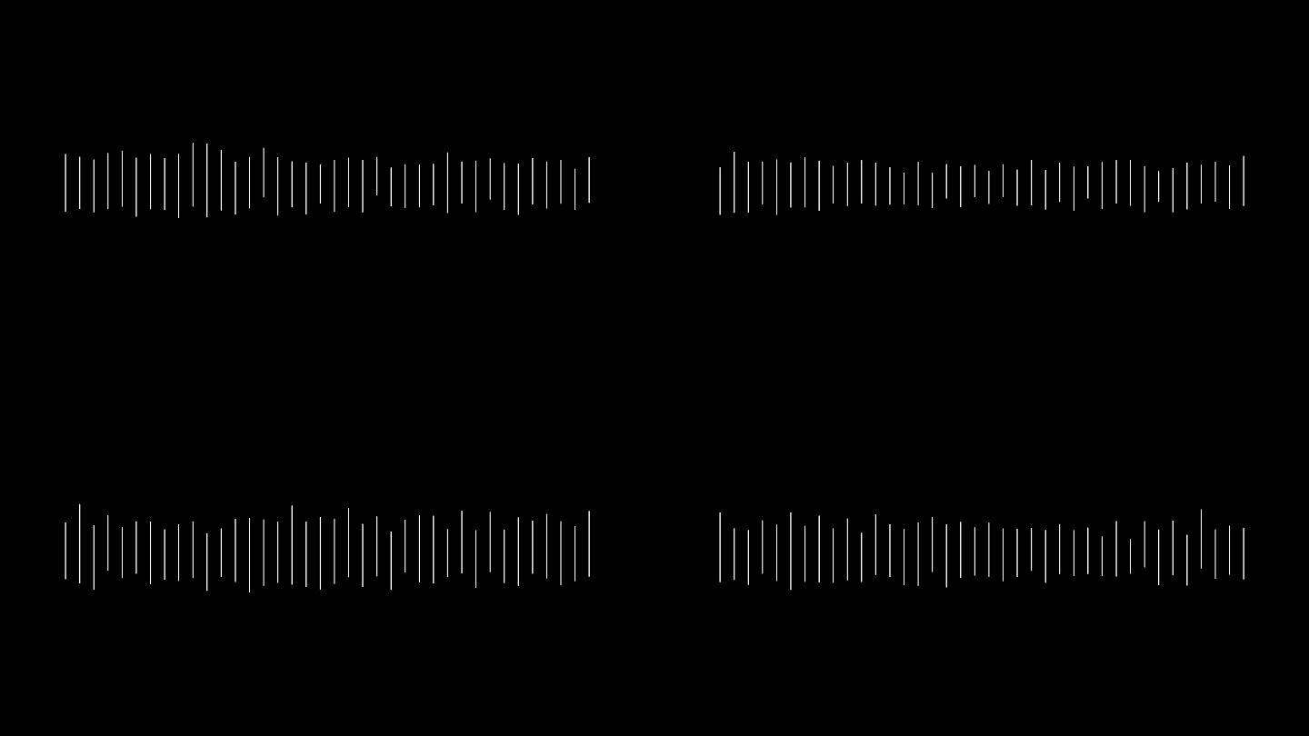 4K线条波形波浪波形图
