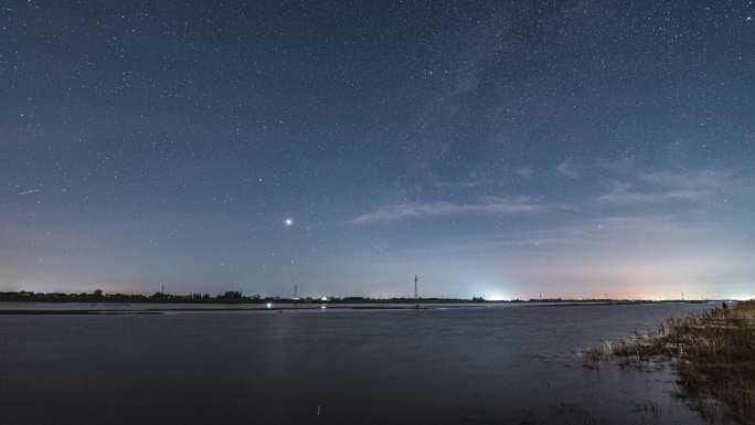 6k湖面星空延时