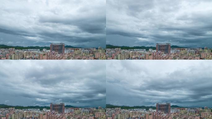 【正版素材】深圳城中村下雨前