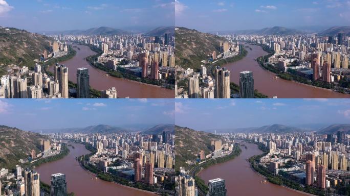 4K-HLG原素材-兰州黄河延时