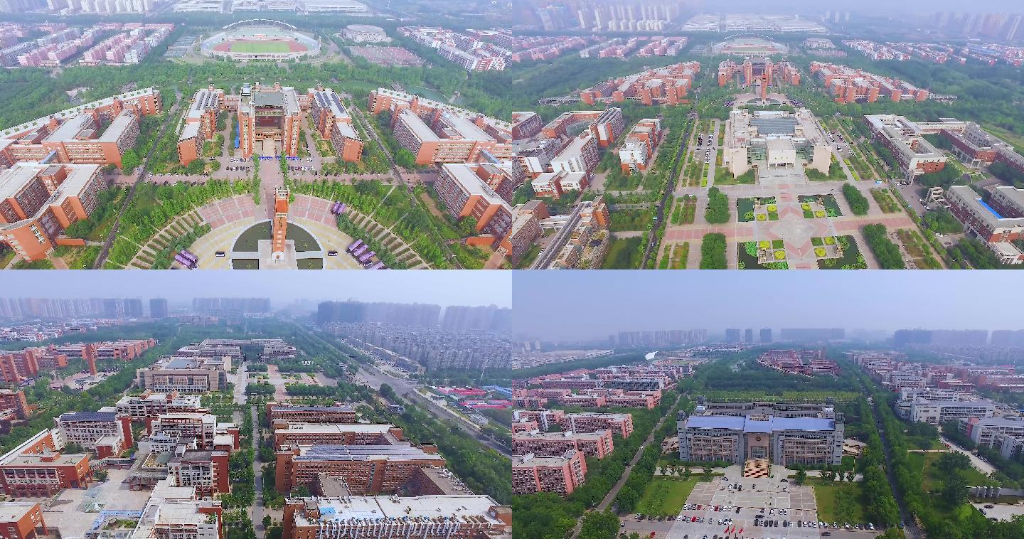 郑州大学4K航拍原素材