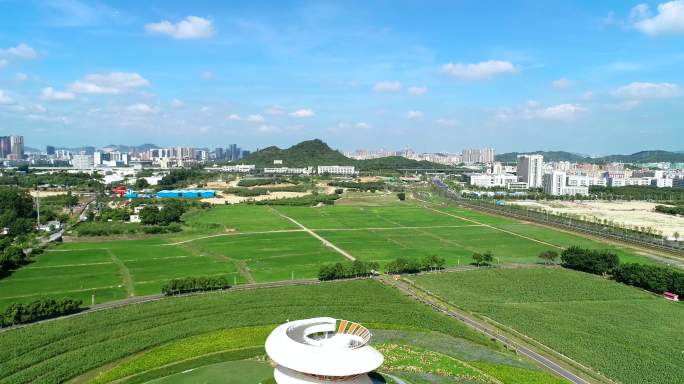 深圳光明农场欢乐田园观景台4K