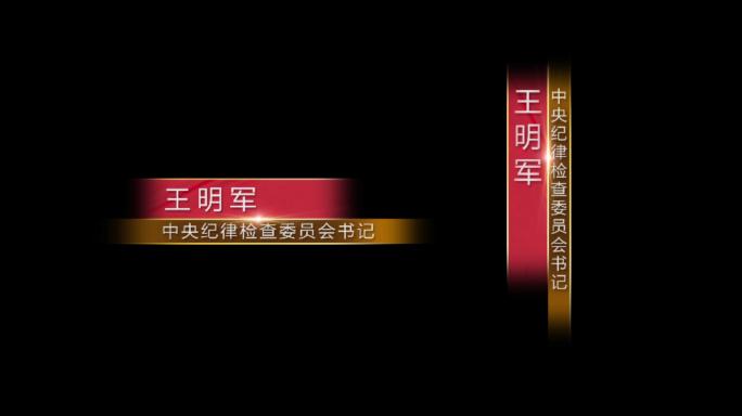 4K人名条字幕条人物介绍标题条PR模板