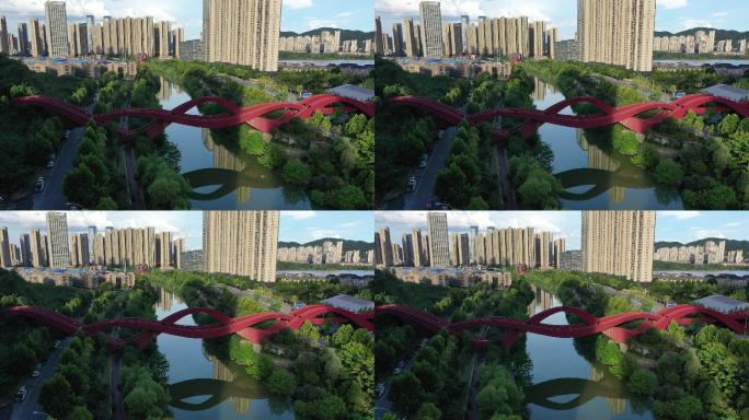 梅溪湖中国结步行桥