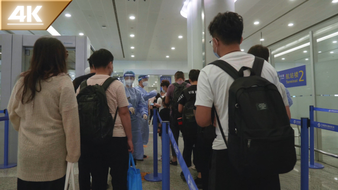 【4K】疫情下的上海浦东机场