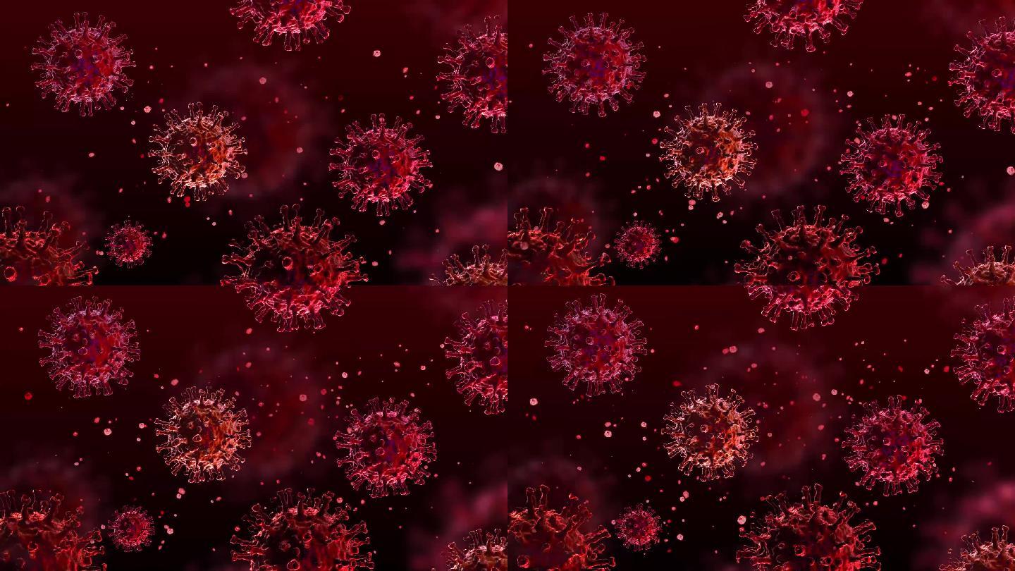 医疗生物细胞病毒视频模板