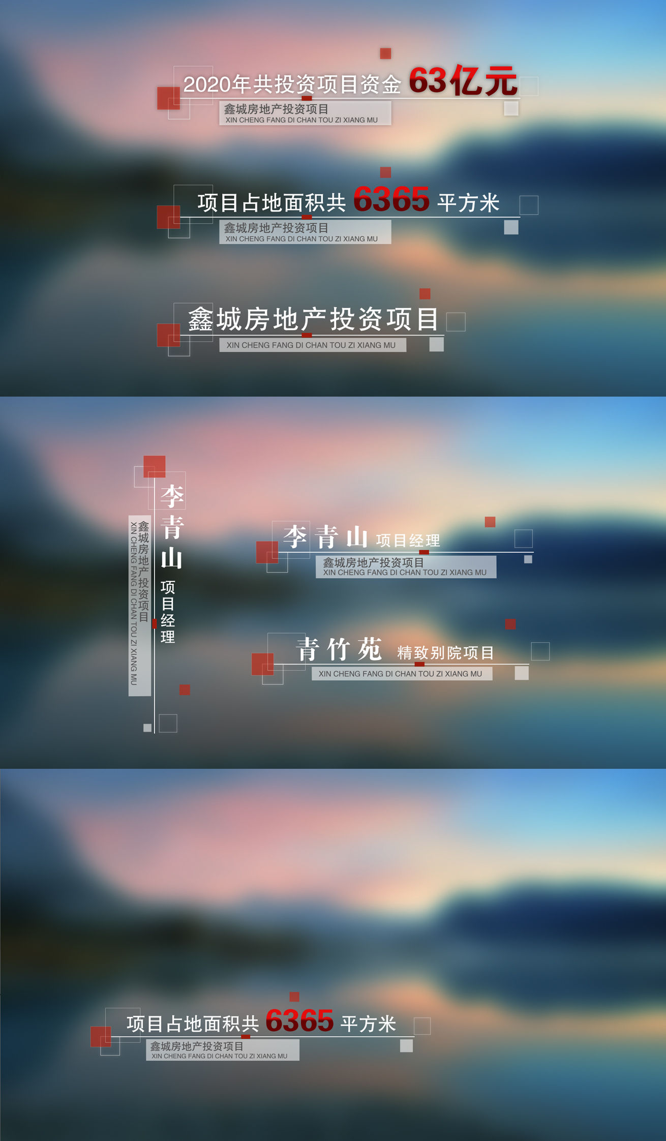 党政项目字幕条