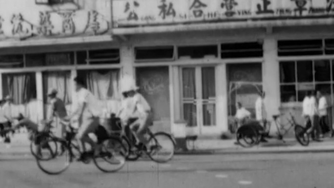 60年代上海街头风光