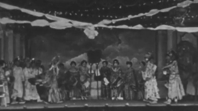 50年代传统文化艺术京剧戏曲曲艺舞台表演