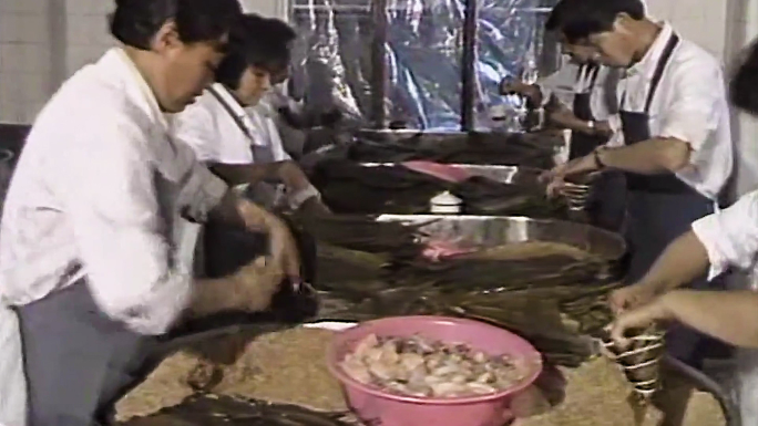 粽子 包粽子 端午节 8090年代