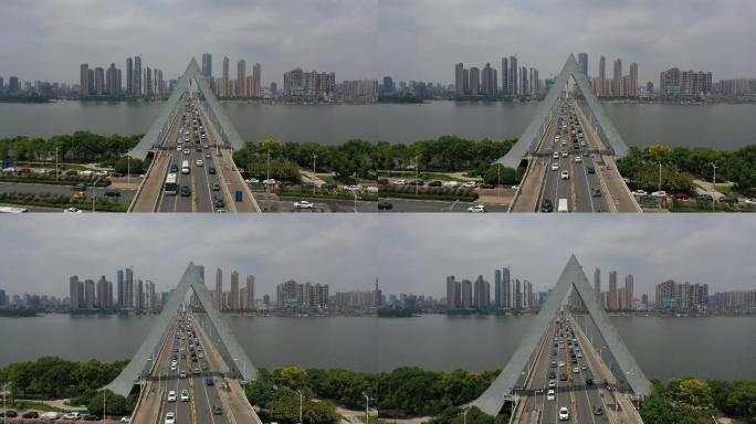长沙银盆岭大桥湘江长沙