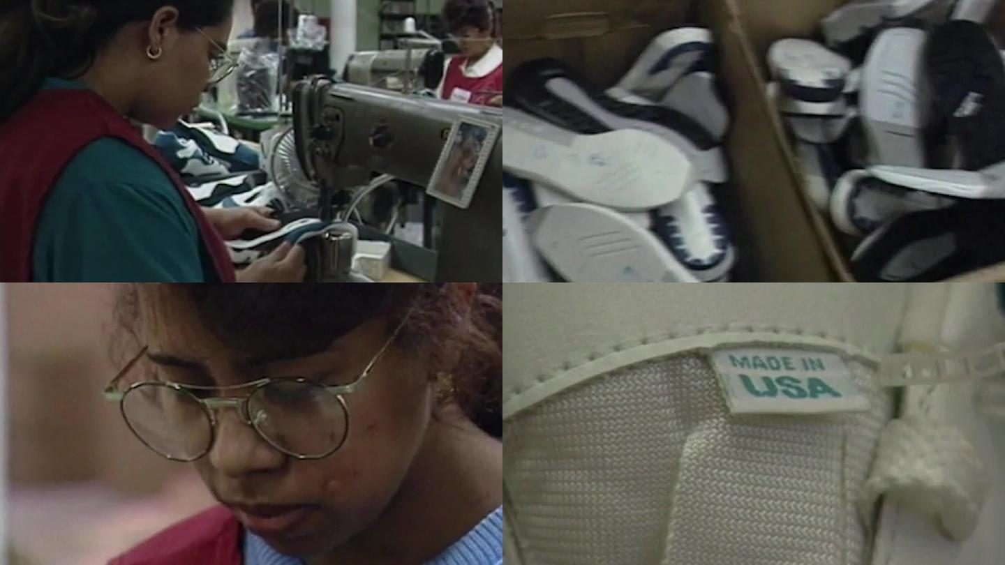 90年代美国新百伦鞋厂