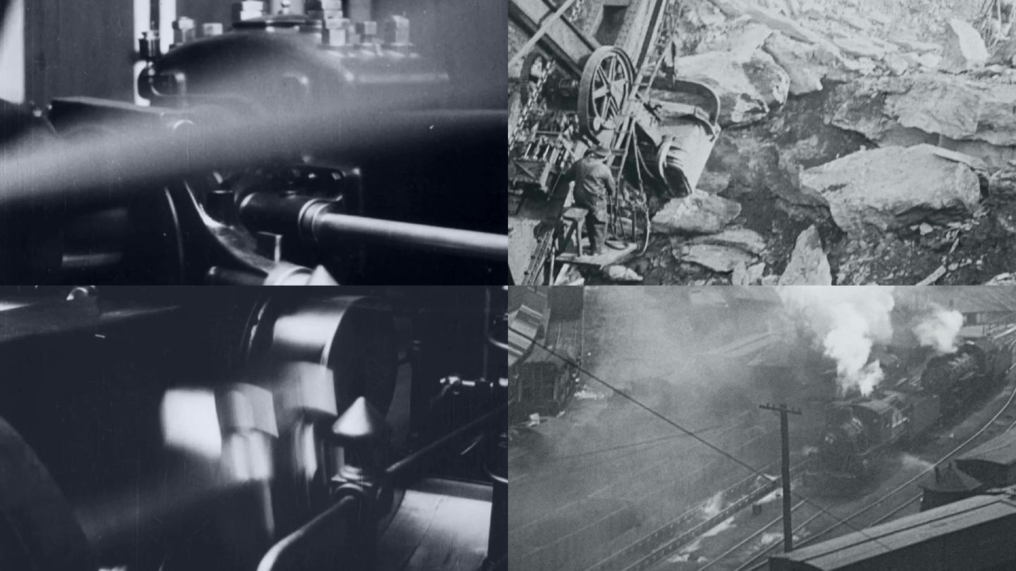 上世纪初西方工业革命文明蒸汽机轴承钢铁