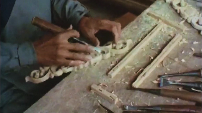 木雕 木匠 木艺 80年代