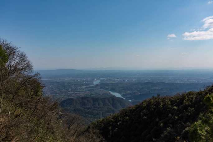 芷江抗日名城明山延时芷江县城全貌