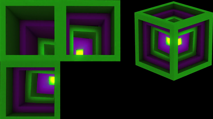 3D立方体mapping盒子12