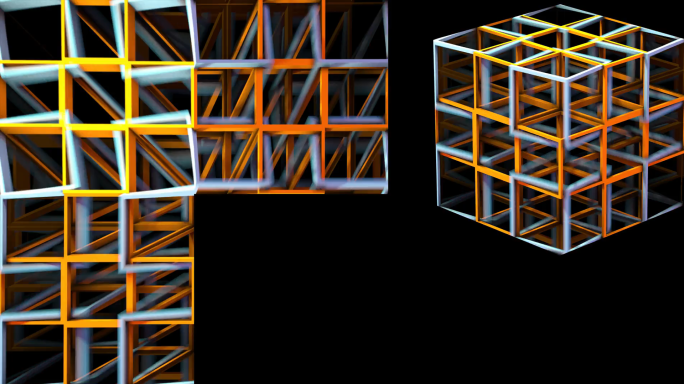 3D立方体mapping盒子08