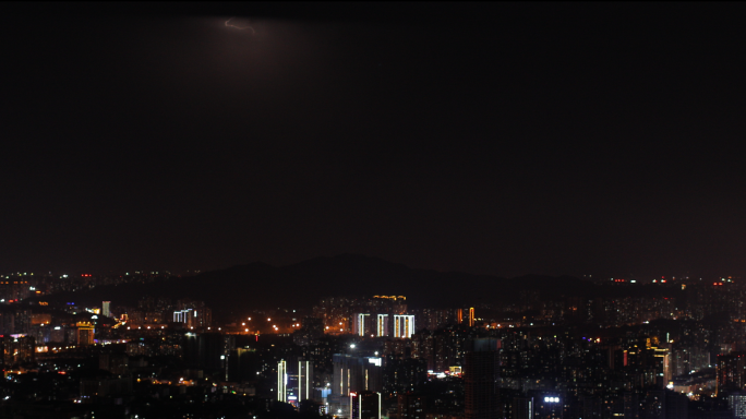 城市夜空疯狂闪电20