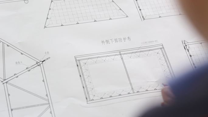 飞机研发科研人员交流图纸水上飞机-lcj