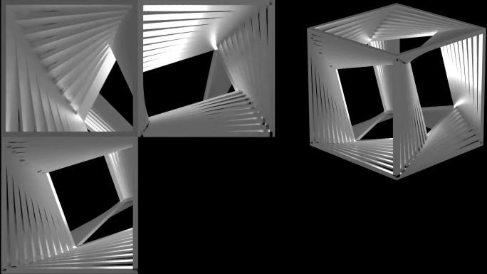 3D立方体mapping盒子03