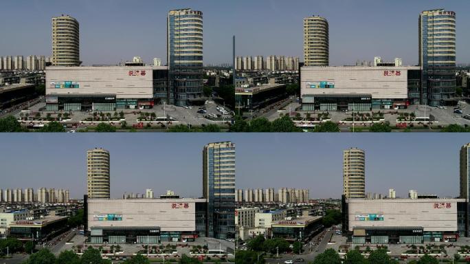 航拍襄阳二汽基地悦活荟