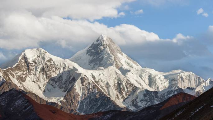 雪山，延时，云海