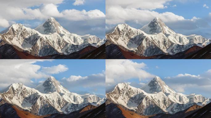 雪山，延时，云海