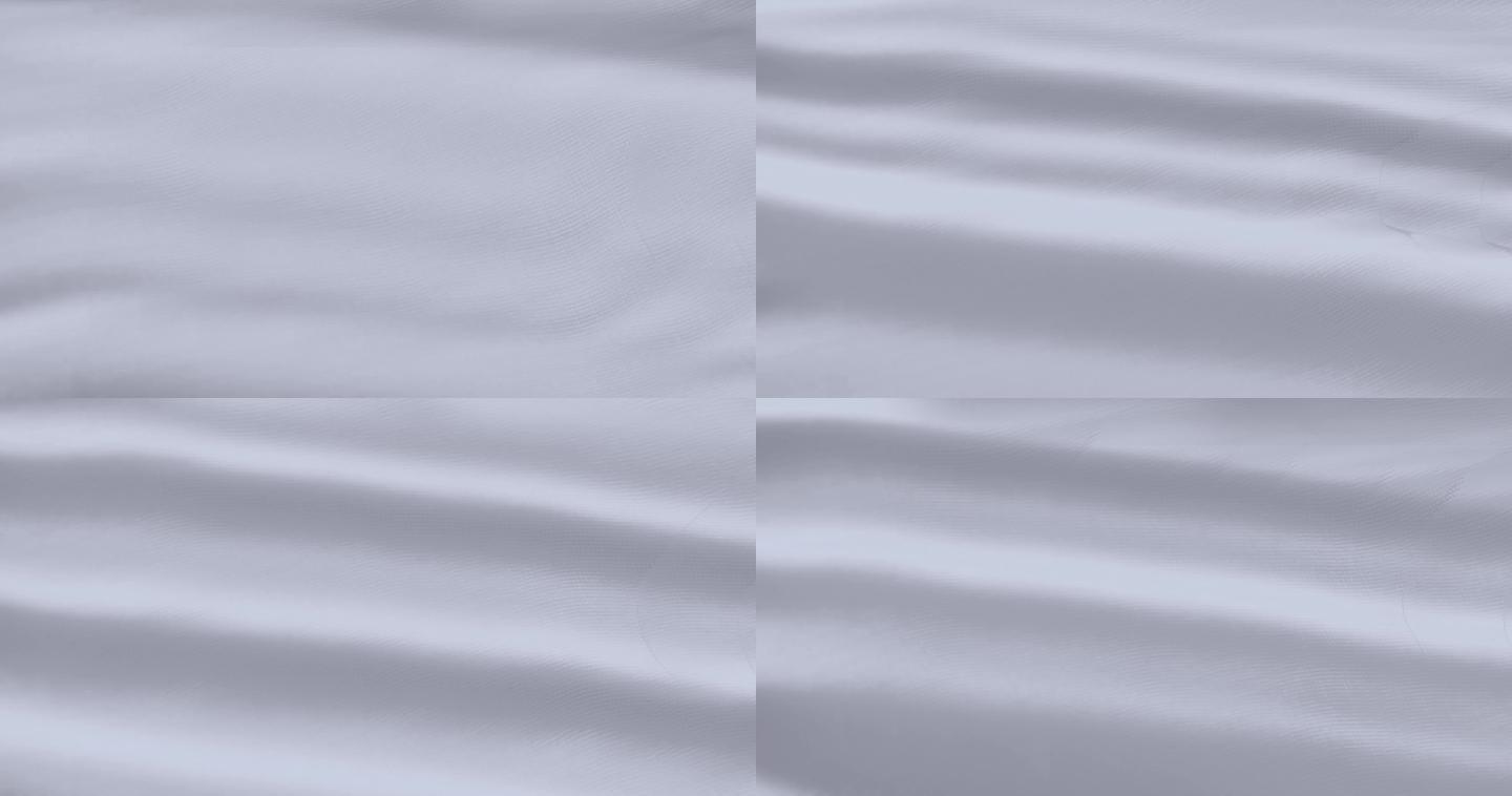 4k极简白色丝绸旗帜