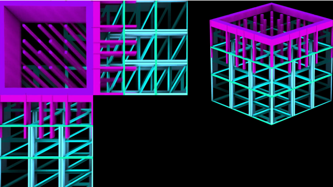 3D立方体mapping盒子02