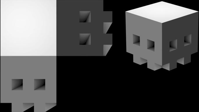 3D立方体mapping盒子16