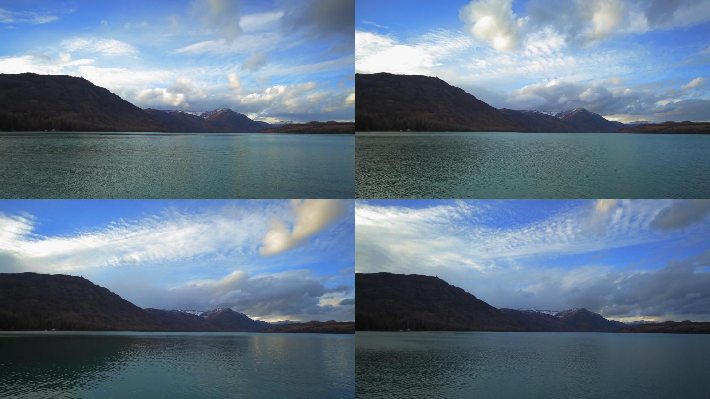 新疆喀纳斯湖湖水风云变幻