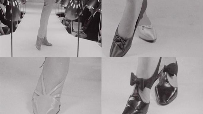 60年代伦敦时装秀鞋类展示