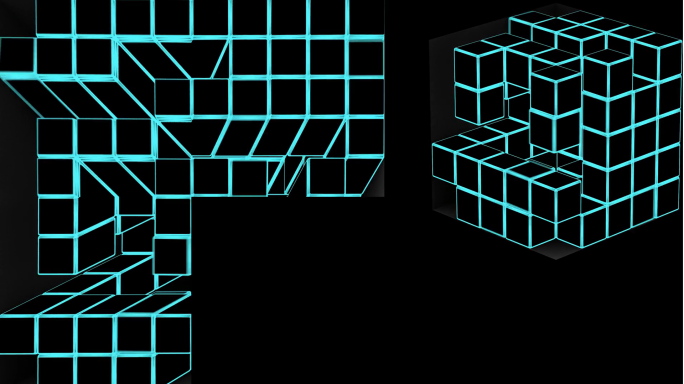 3D立方体mapping盒子37