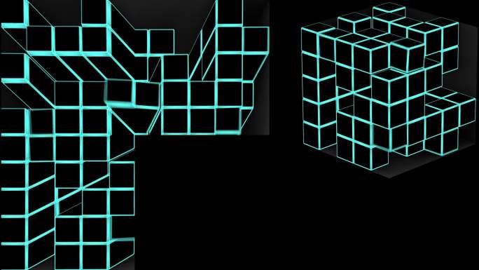 3D立方体mapping盒子37