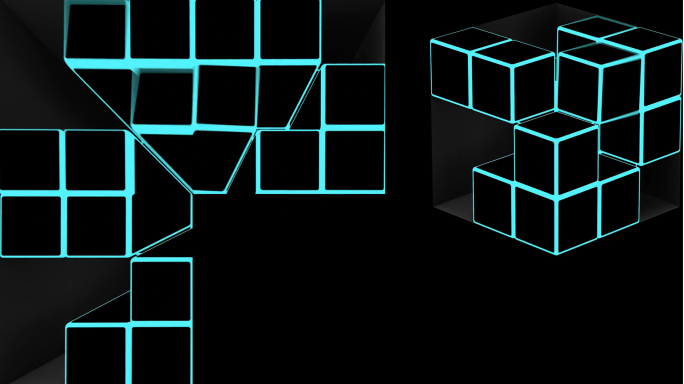 3D立方体mapping盒子27