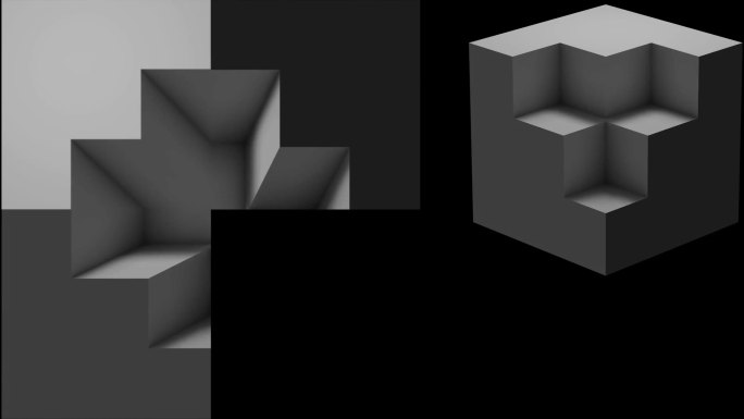 3D立方体mapping盒子32