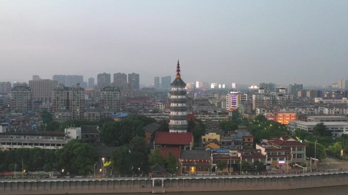 安庆迎江寺古建筑航拍